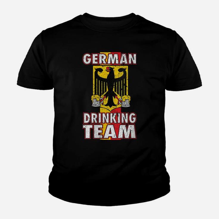 Womens German Drinking Team Germany Flag Funny Oktoberfest Gift Youth T-shirt