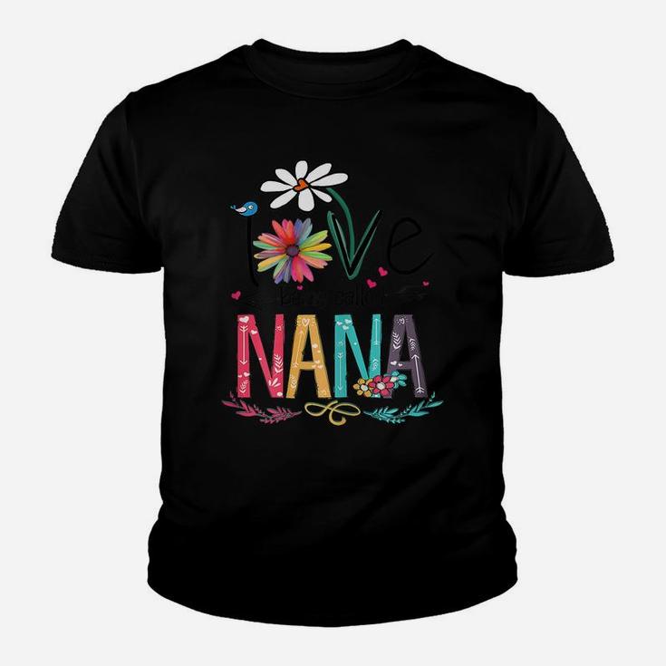 Womens I Love Being Called Nana Sunflower Mothers Day Gift Youth T-shirt
