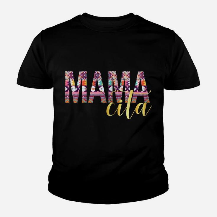 Womens Mamacita Serape For Women Cinco De Mayo Mexocan Mom Gift Youth T-shirt