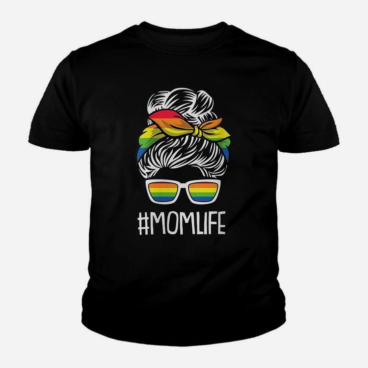 Womens Mom-Life Mothers-Day Gay Pride Lgbt-Q Ally Proud Mama Mommy Youth T-shirt