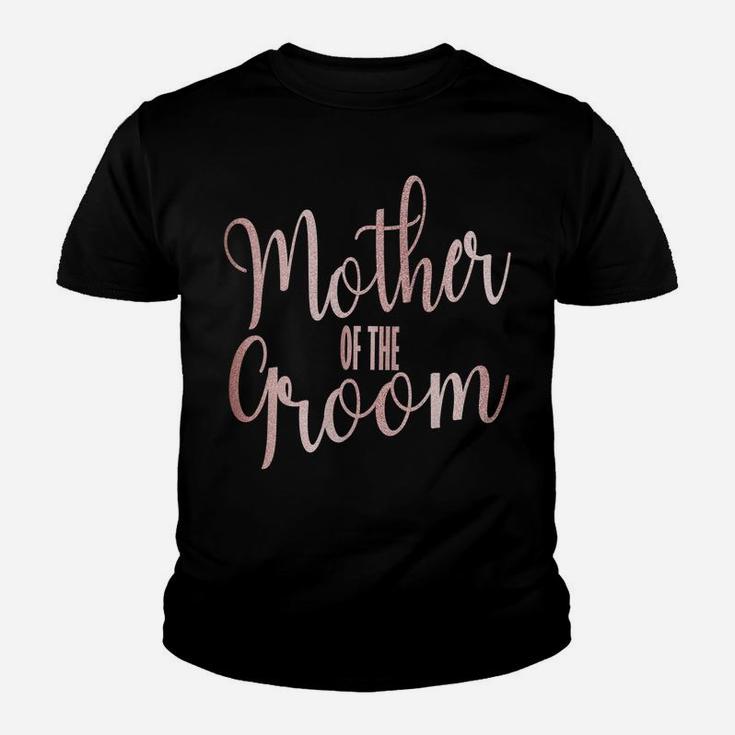 Womens Mother Of The Groom Wedding Party Proud Mom Gift Youth T-shirt