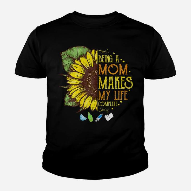 Womens Mothers Day New Mom Shirt Plus Size Floral Flower Graphic Youth T-shirt
