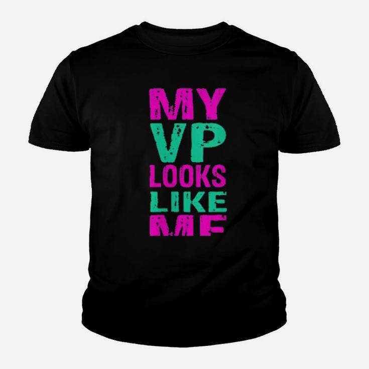 Womens My Vp Looks Like Me A Retro Vintage Madam Vice President Youth T-shirt