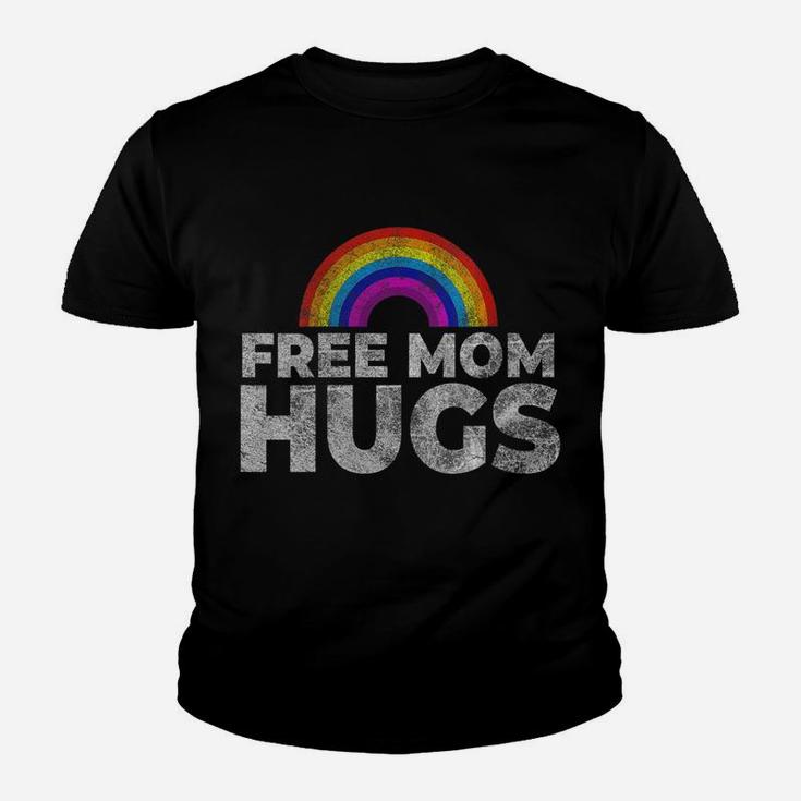 Womens Pride Parade Free Hugs Proud Mom Lgbt Youth T-shirt