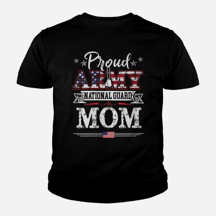 Womens Proud Army National Guard Mom Shirt US Patroitc Mothers Youth T-shirt