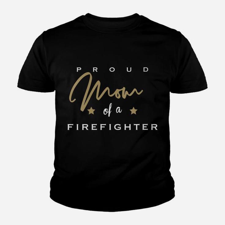 Womens Proud Firefighter Mom Youth T-shirt