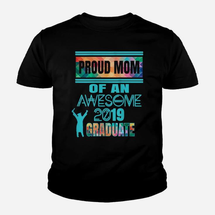 Womens Proud Mom Of A 2019 Graduate Senior Class Graduation Womens Youth T-shirt