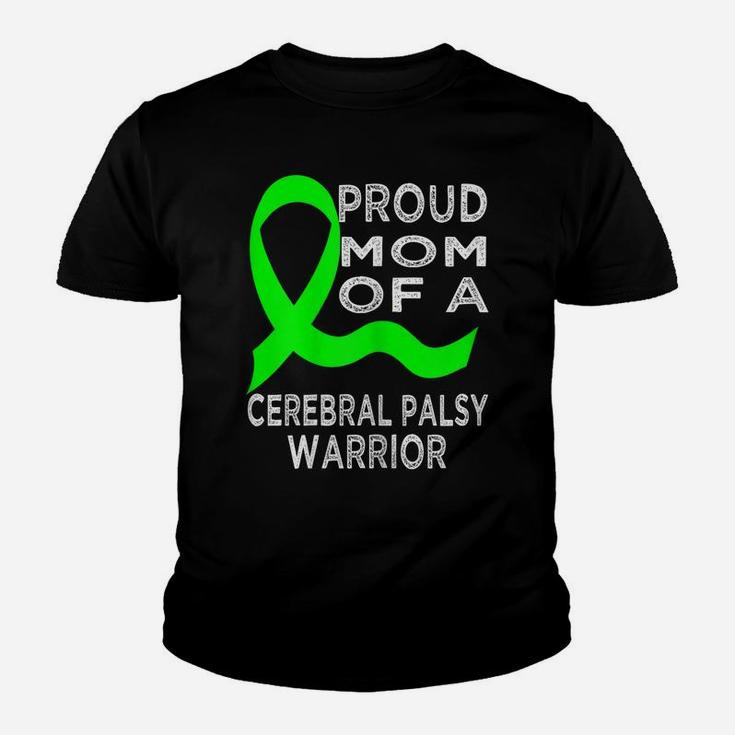 Womens Proud Mom Of A Cerebral Palsy Warrior Youth T-shirt