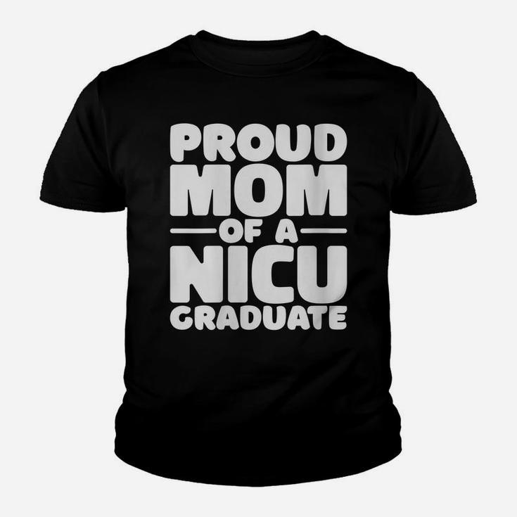 Womens Proud Mom Of A Nicu Graduate Prematurity Awareness Youth T-shirt