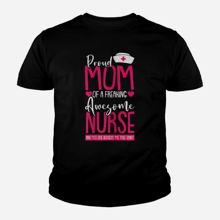 Womens Proud Mom Of A Nurse Funny Mommy Mama Mother Women Gift Youth T-shirt