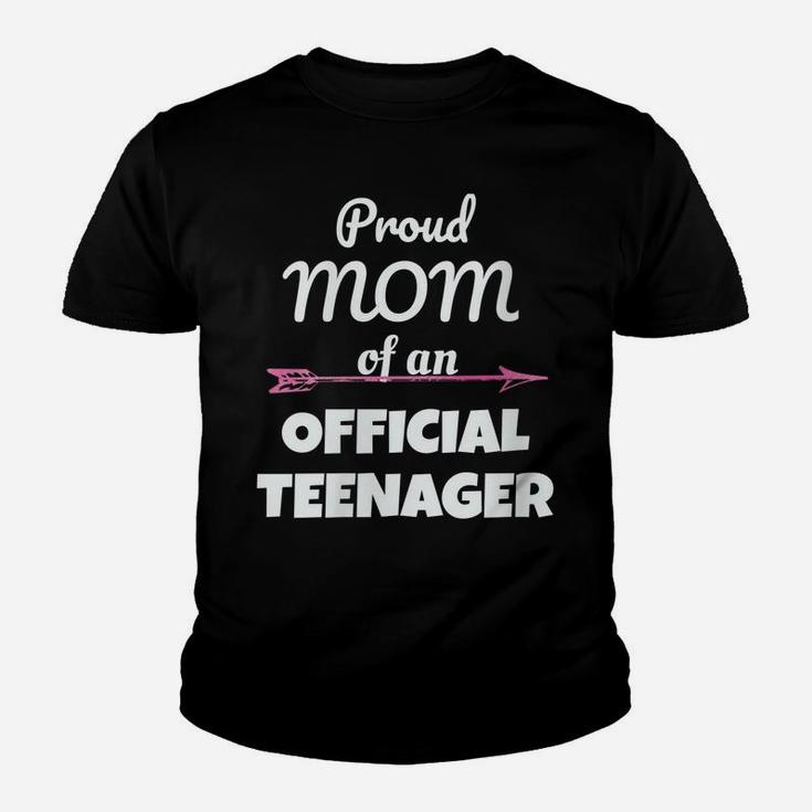 Womens Proud Mom Of An Official Teenager, 13Th Birthday Party Gift Youth T-shirt