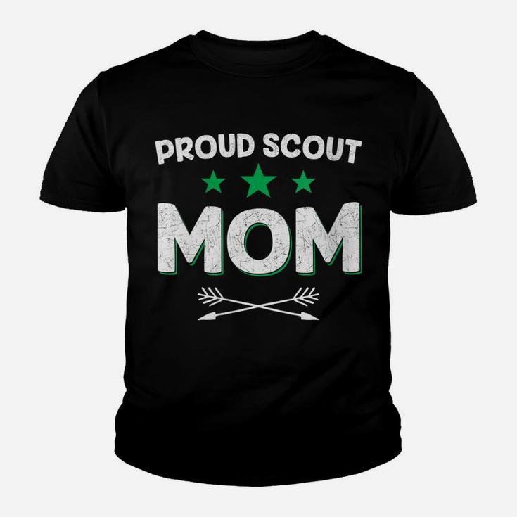 Womens Proud Scout Mom - Scouting Camping Mothers Day Funny Gift Youth T-shirt