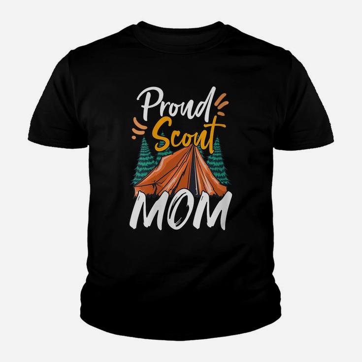 Womens Proud Scout Mom Scouting Den Leader Cub Camping Youth T-shirt