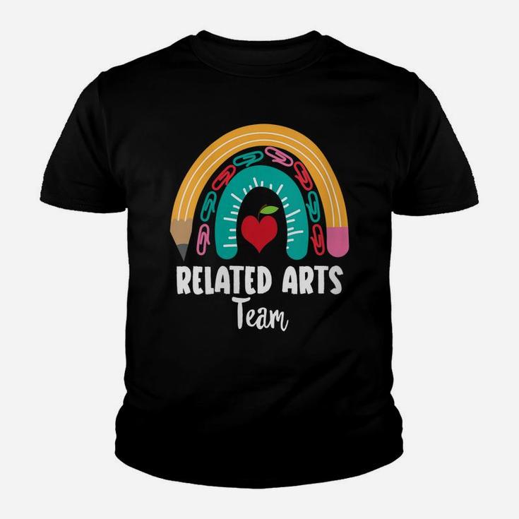 Womens Related Arts Team, Funny Boho Rainbow For Teachers Youth T-shirt