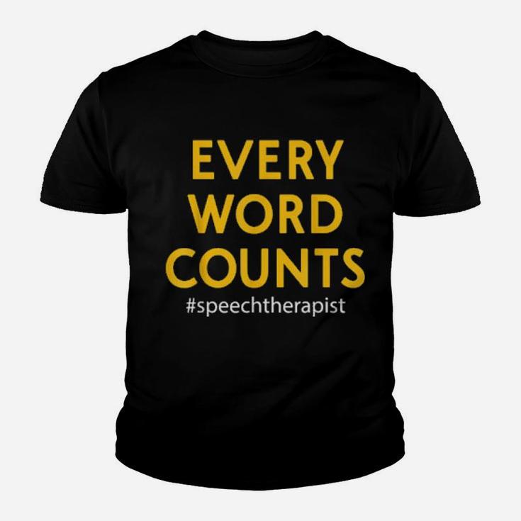 Womens Speech Therapist For Slp Speech Youth T-shirt
