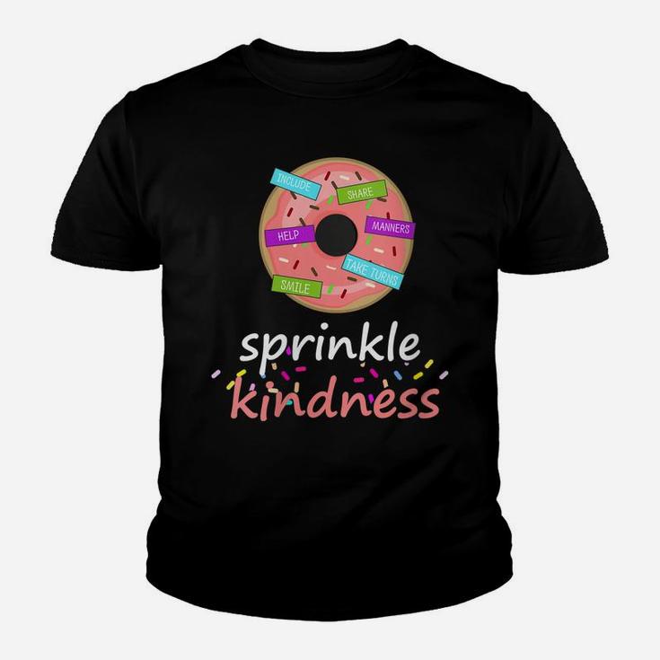 Womens Sprinkle Kindness Donut - Anti-Bullying Kindness Teacher Youth T-shirt