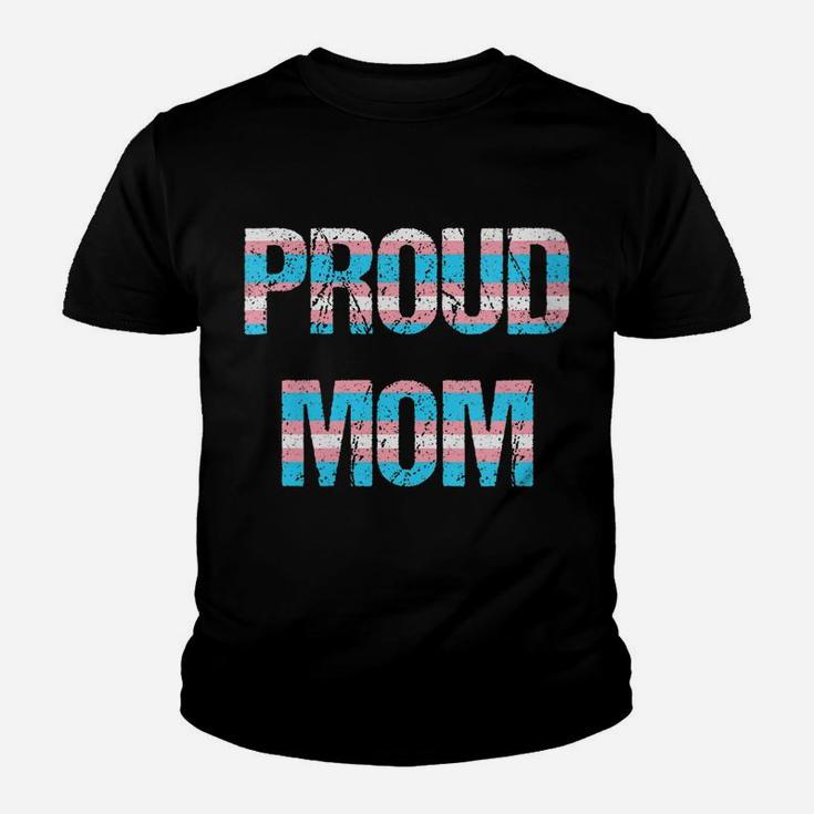 Womens Transgender Mothers Day Proud Mom Trans Pride Flag Youth T-shirt