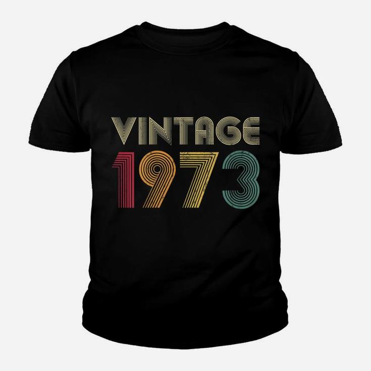 Womens Vintage 1973 47Th Birthday Gift Retro 47 Years Old Mom Dad Youth T-shirt