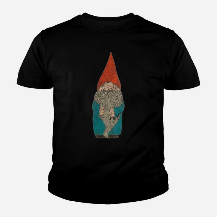 Womens Vintage Gnome Funny Yard Garden Gift Whimsy Youth T-shirt
