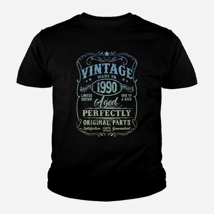 Womens Vintage Made In 1990 Retro Classic 31St Birthday Party Youth T-shirt