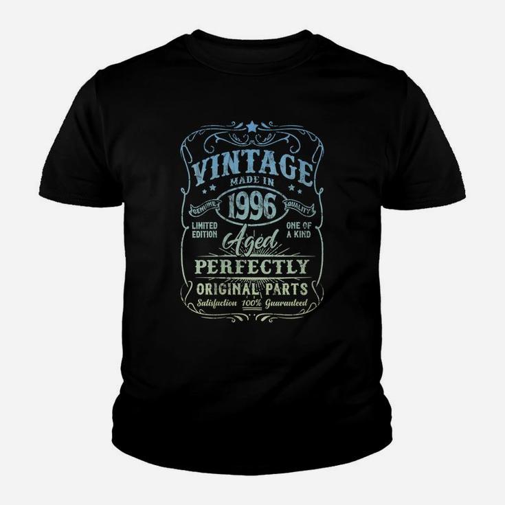 Womens Vintage Made In 1996 Retro Classic 25Th Birthday Party Youth T-shirt