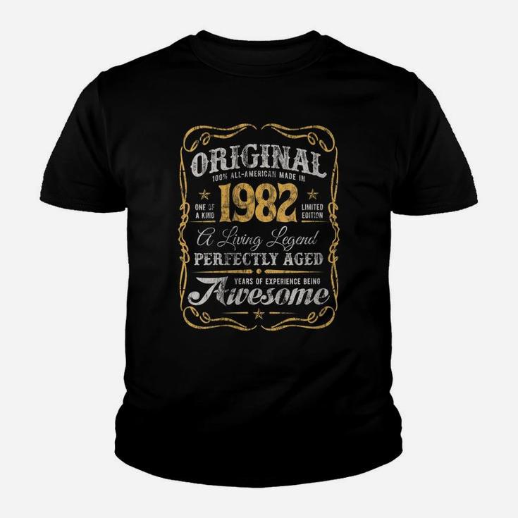 Womens Vintage Original Made In 1982 Classic 39Th Birthday Youth T-shirt