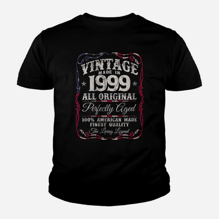 Womens Vintage Usa Legends Made In 1999 Classic 21St Birthday Z2 Youth T-shirt