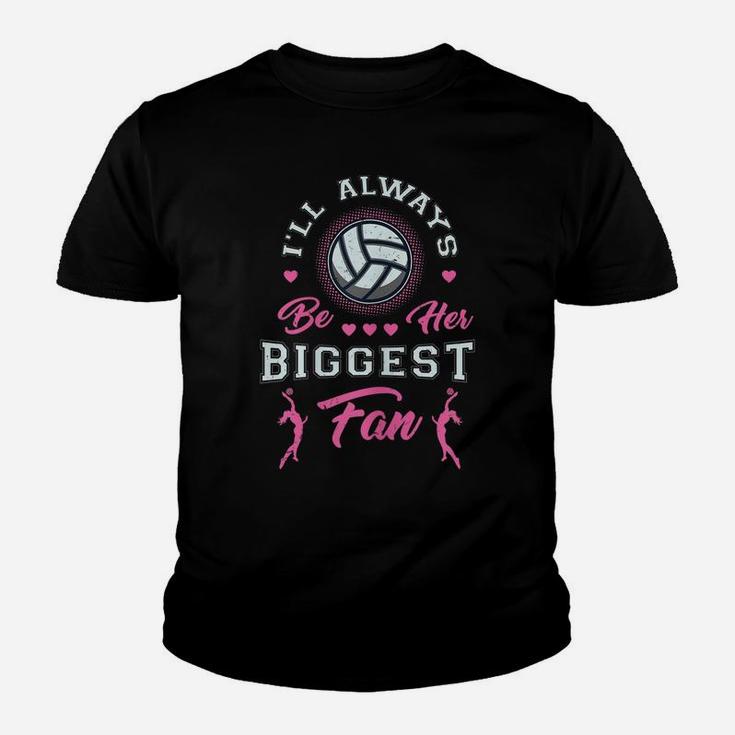Womens Volleyball Mom Dad Biggest Fan Proud Parent Family Player Youth T-shirt