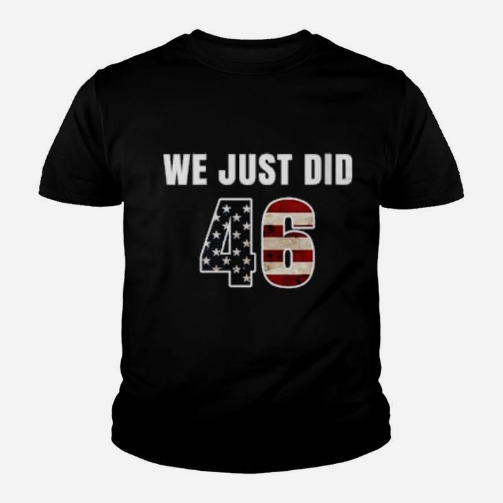 Womens We Just Did 46 Youth T-shirt