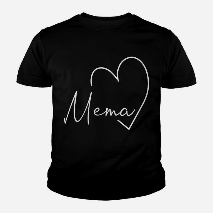 Womens Womens Mema Gift Grandma Christmas Mother's Day Youth T-shirt