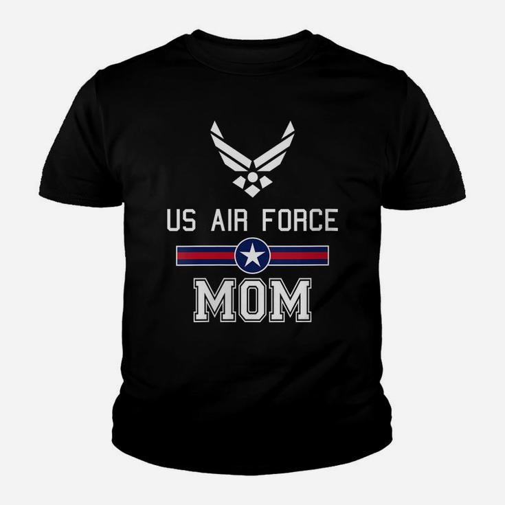 Womens Womens Proud Air Force Mom Military Pride Youth T-shirt