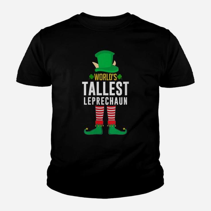 Womens World's Tallest Leprechaun Funny Irish St Patrick Day Youth T-shirt