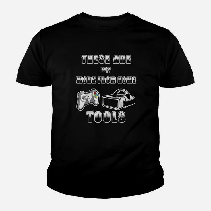 Work From Home Employee Of The Month Tools For Geek N Gamer Youth T-shirt