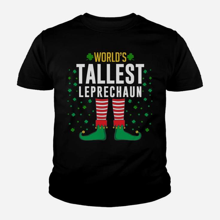 World's Tallest Leprechaun Funny Irish St Patrick Day Youth T-shirt