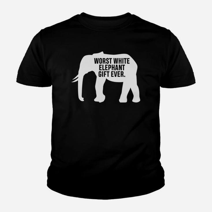 Worst White Elephant Gift Ever Funny For Party Present Youth T-shirt