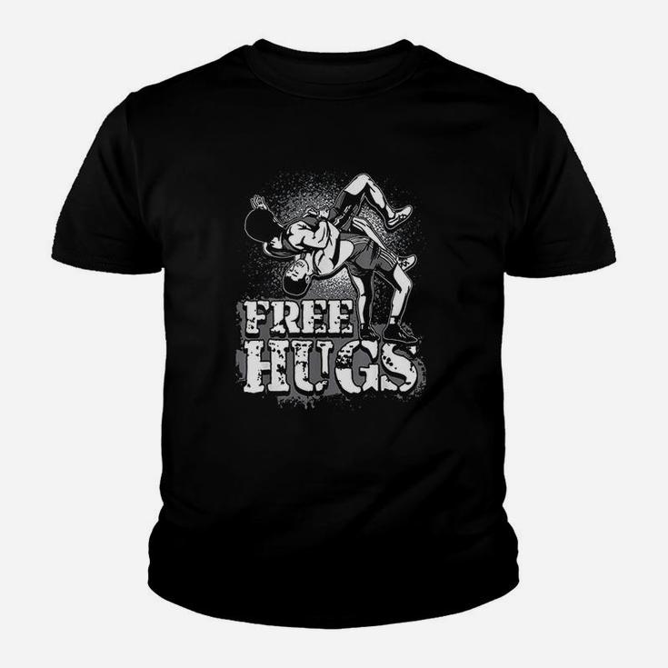 Wrestling  Free Hugs Wrestling Youth T-shirt