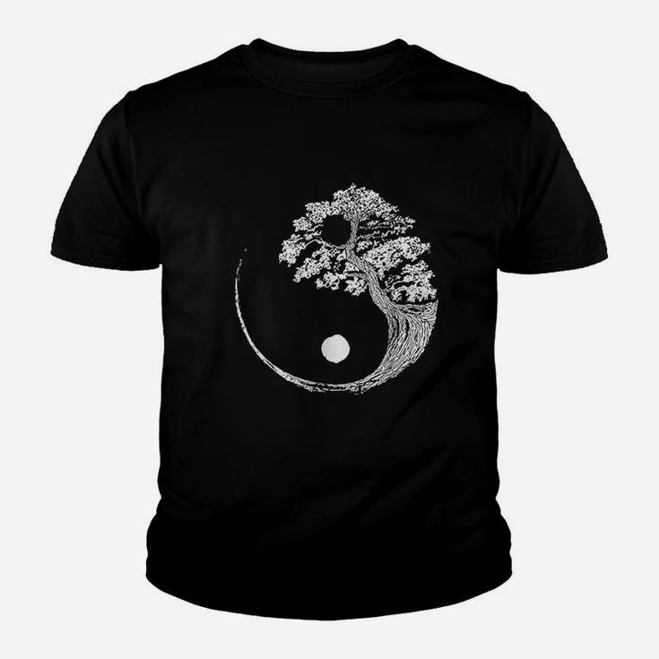 Yang Yin Bonsai Tree Japanese Youth T-shirt