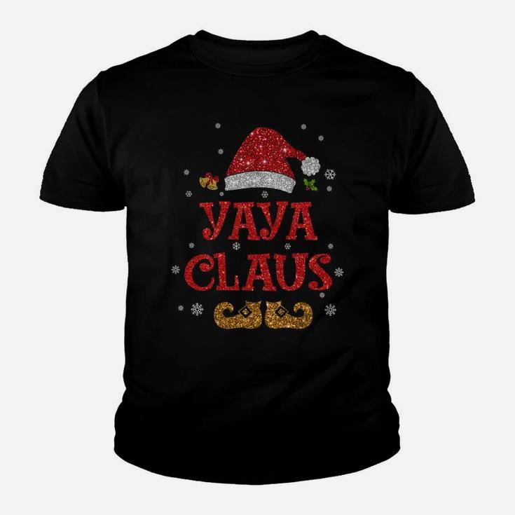 Yaya Claus Shirt Christmas Pajama Family Matching Xmas Sweatshirt Youth T-shirt