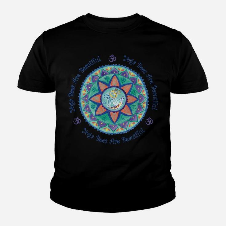 Yoga Bees Om Mandala Sweatshirt Youth T-shirt