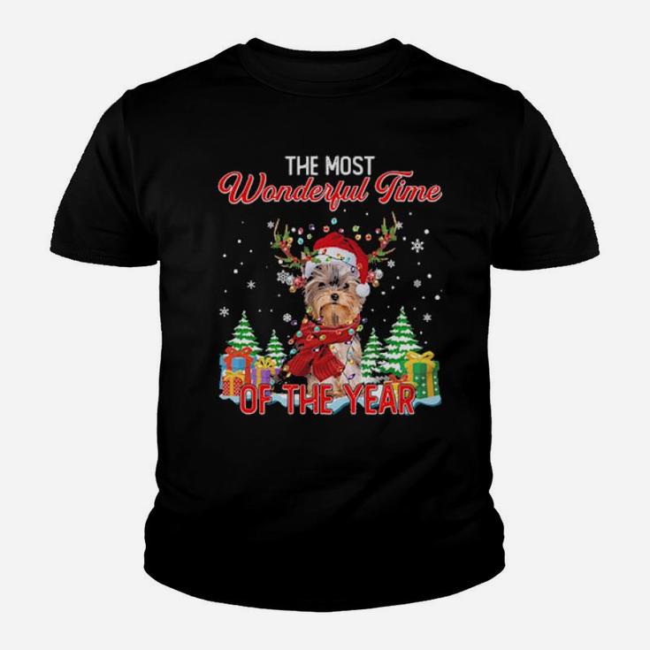 Yorkshire Santa The Most Wonderful Time Of The Year Youth T-shirt