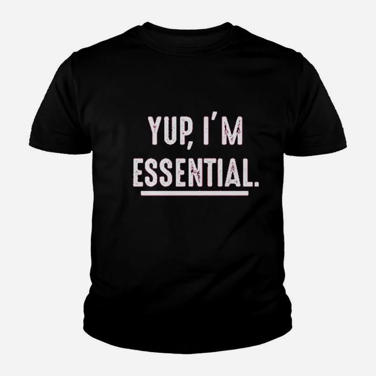 Yup I Am Essential Worker Youth T-shirt