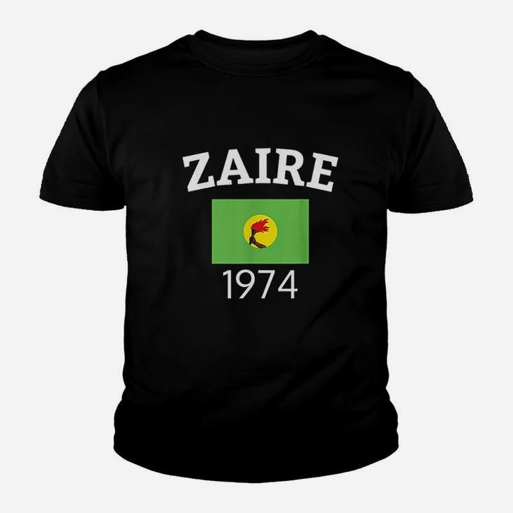 Zaire 74 1974 Flag Soccer Boxing Football Youth T-shirt