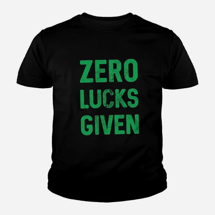 Zero Lucks Given Youth T-shirt