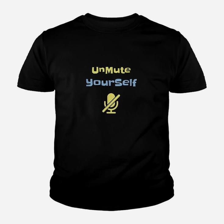 Zoom Meeting Unmute Yourself Funny Zoom Youth T-shirt