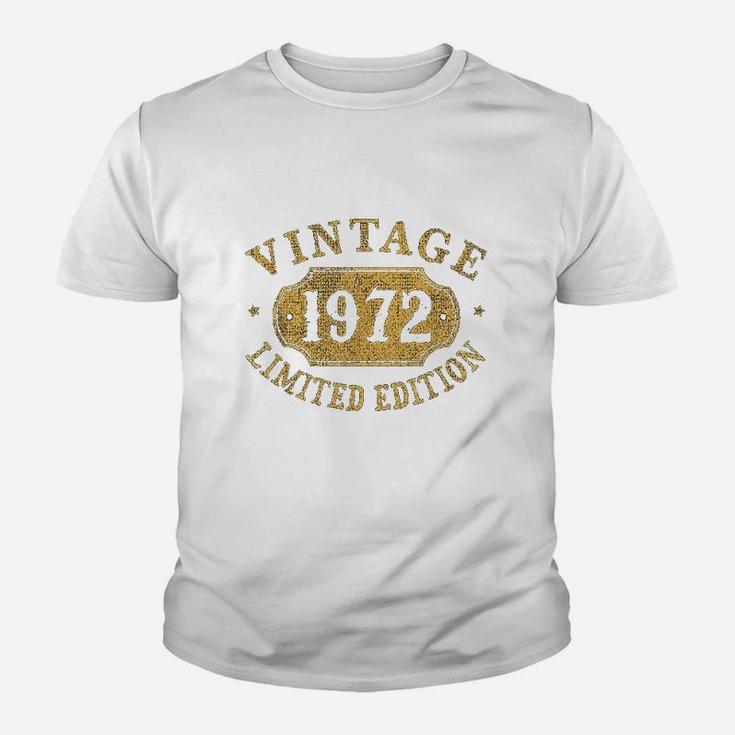 49 Years Old 49Th Birthday Anniversary Gift 1972 Youth T-shirt