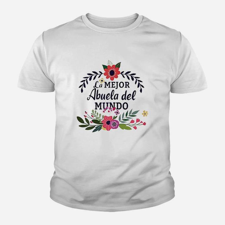 Abuela La Mejor Abuela Del Mundo Best Gift For Abuela Youth T-shirt