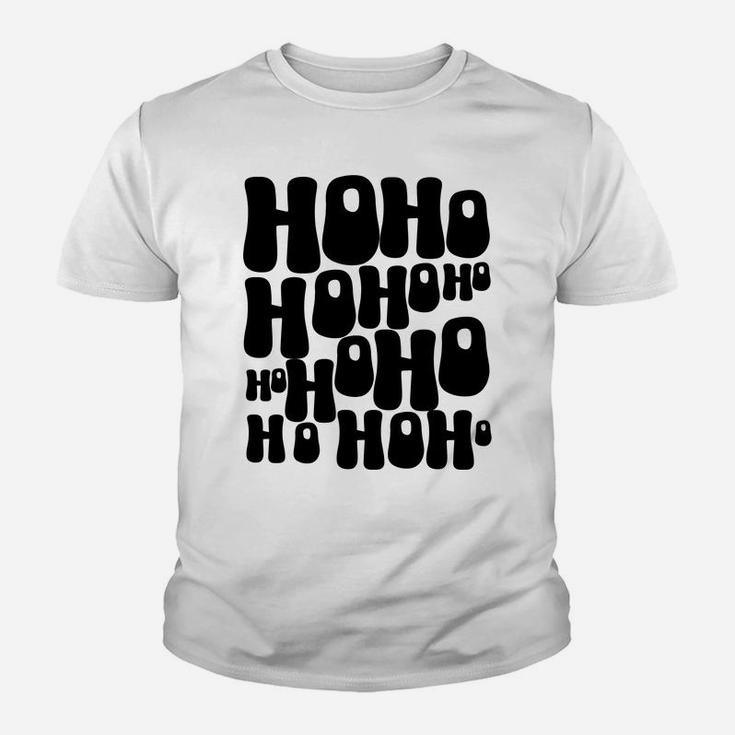 Aesthetic Christmas Hohoho Cute Trendy Indie Christmas Youth T-shirt