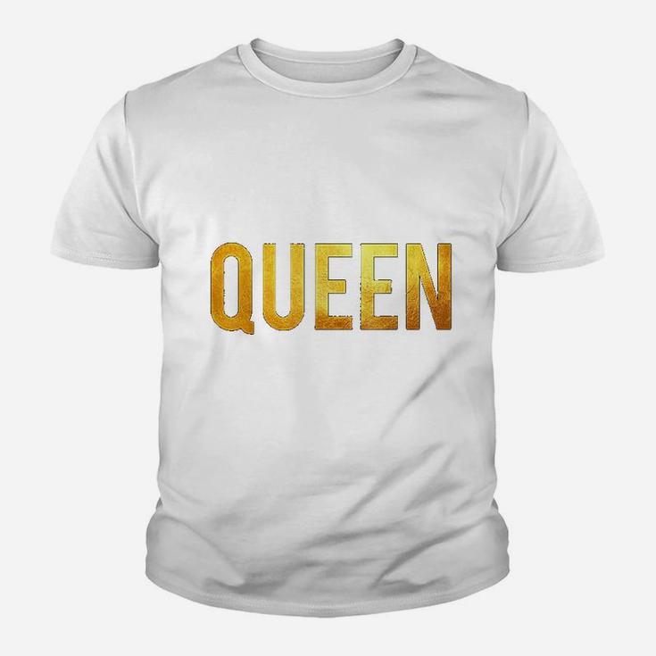 African Queen Woman Afro Black History Month Youth T-shirt