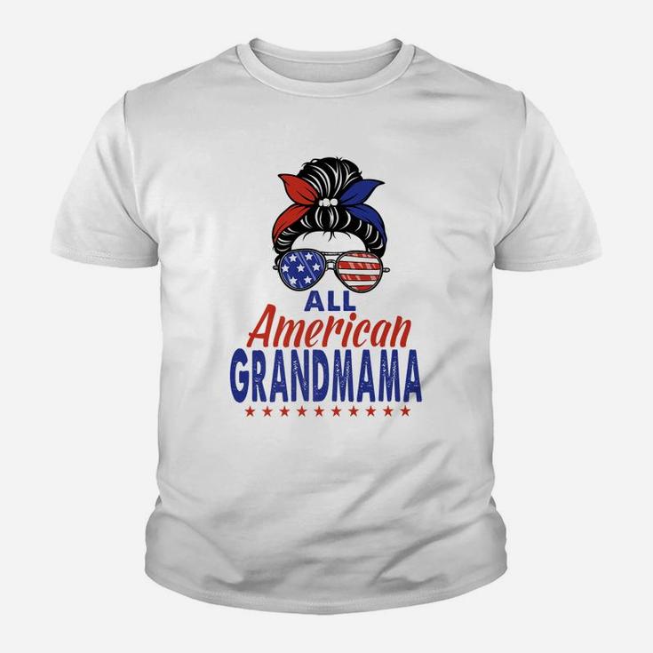 All American Grandmama 4Th Of July Patriotic Matching Family Youth T-shirt