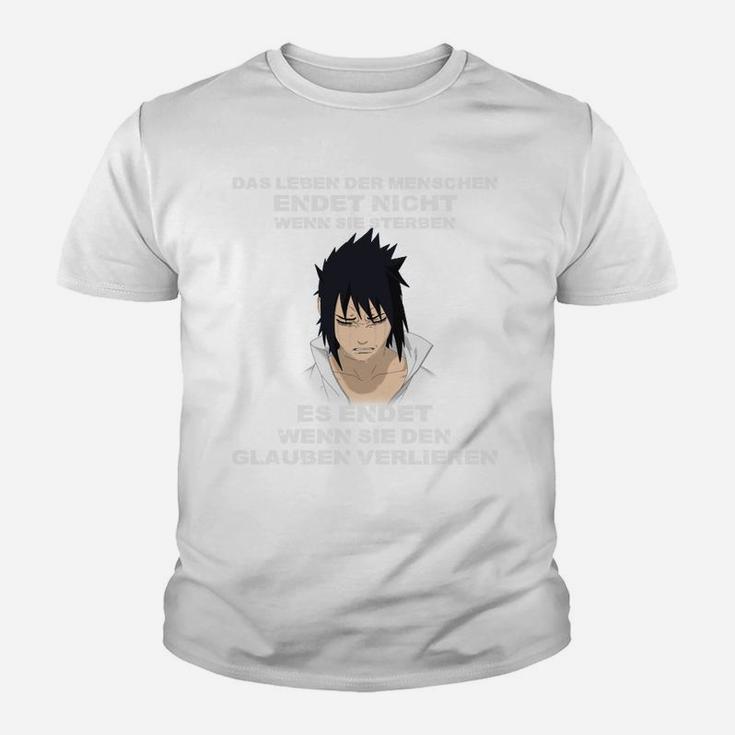 Anime-Charakter Motivationszitat Kinder Tshirt für Fans